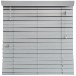 Faux Wood 50mm Light Grey Caravan Venetian Blind