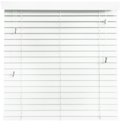 Faux Wood 50mm Ice White Caravan Venetian Blind