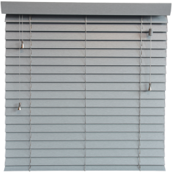Faux Wood 50mm Grey Caravan Venetian Blind