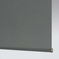 Abbey Blackout Charcoal Caravan Roller Blind