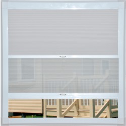 Duplus AbbeyCell Blackout White Caravan Blind