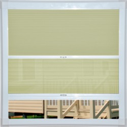 Duplus AbbeyCell Blackout Cream Caravan Blind